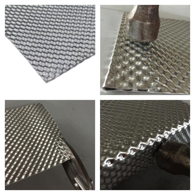 Le bouclier thermique en relief en aluminium est-il disponible en différentes tailles ou peut-il être personnalisé pour s'adapter à des applications spécifiques