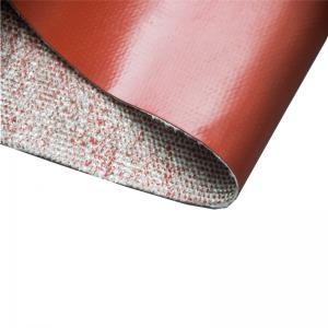 tissu de fibre de verre enduit de silicone