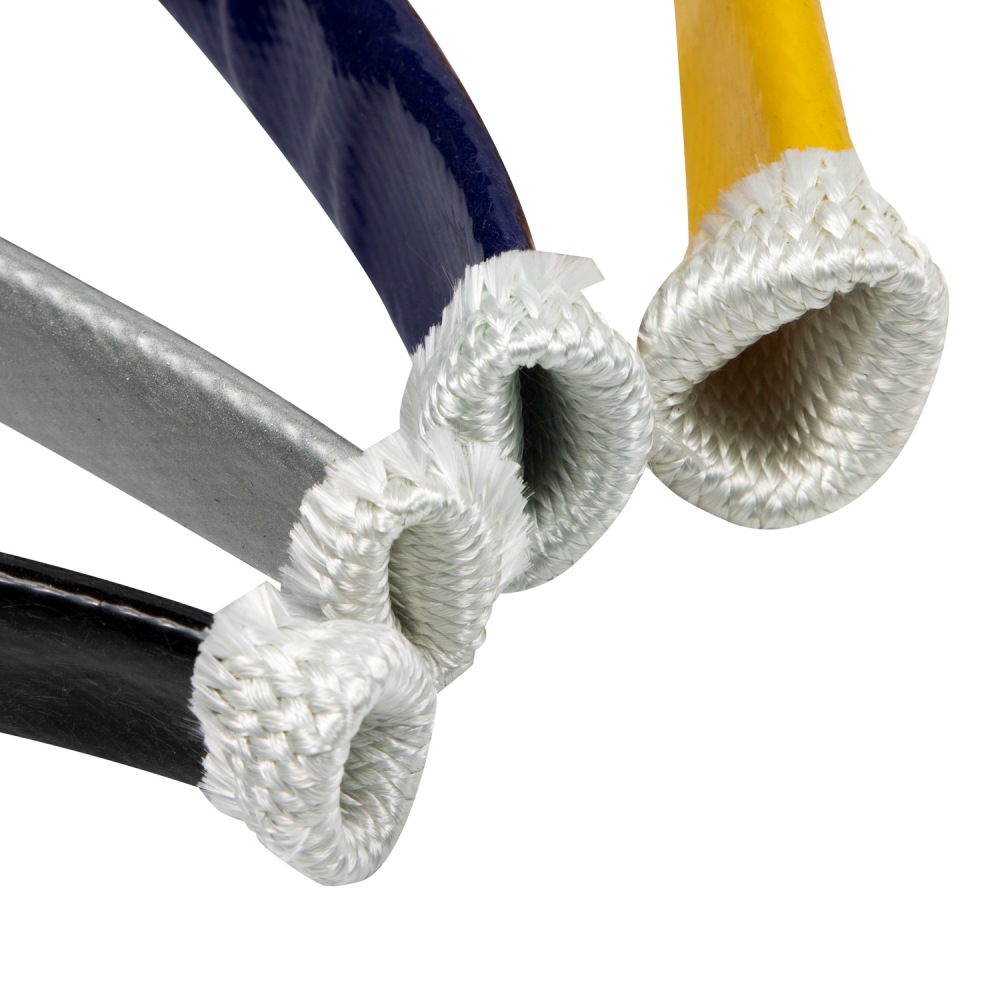 Gaine de protection pour flexible hydraulique industriel pour conditions de travail difficiles