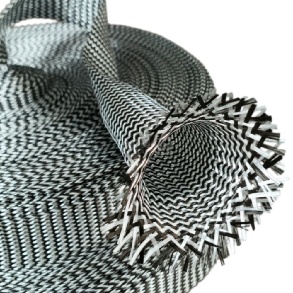 Gaine Hybride Carbone et Fibre de Verre pour Tubes Composites